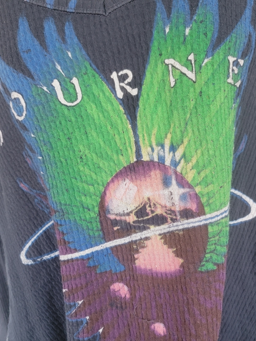 🌈 free People x Trunk LTD Journey drippy drapey Thermal long sleeve top tee - Picture 10 of 15